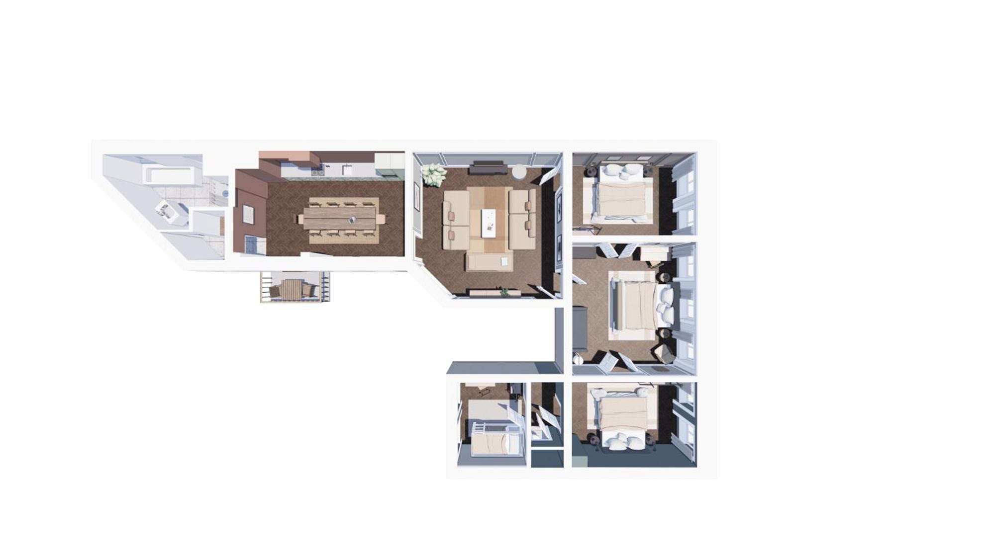 220Sqm Designer Apt - Copenhagen City Center - Private Balcony 외부 사진